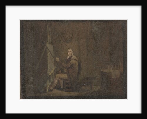 Painter in his studio by Anonymous