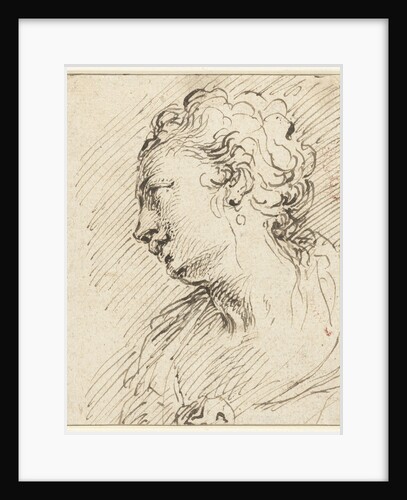 Head of a woman by Pietro Antonio III Novelli