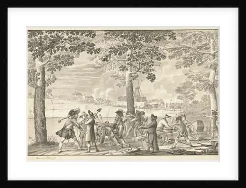 Attack of the Prussian troops in Weesp by Maas van Altena
