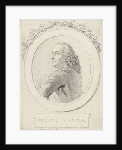 Portrait of Professor Petrus Camper by Reinier Vinkeles