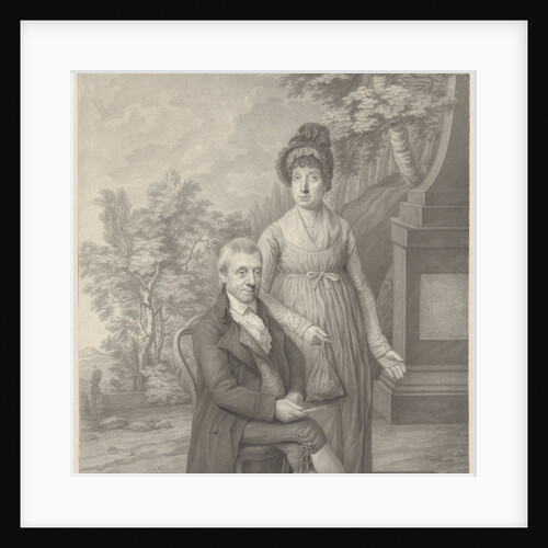 Self Portrait of Johannes Cornelis Mertens with his wife by Johannes Cornelis Mertens