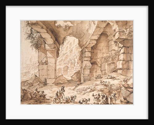 View of the ruins of the Colosseum by Nicolaes Pietersz. Berchem
