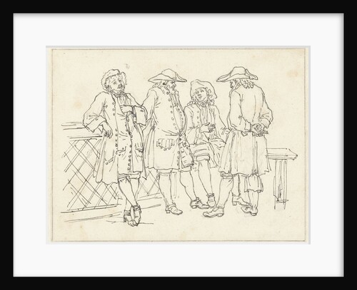 Sketches of standing by Bernard Picart