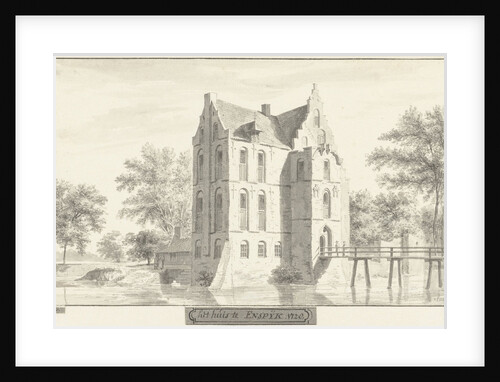 The castle Enspijk by Cornelis Pronk