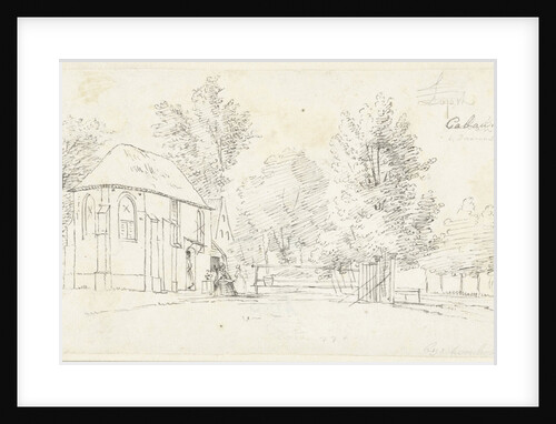 Church in the village Cabauw by Cornelis Pronk