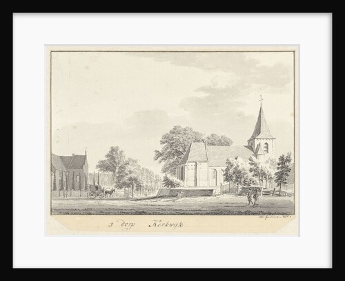 The village Kerkwijk The Netherlands by Hendrik Spilman