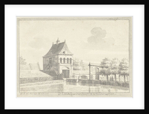 The Linschoterpoort Oudewater The Netherlands by Hendrik de Winter