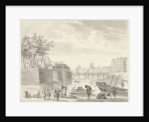 View of the Pont Rouge by Reinier Vinkeles