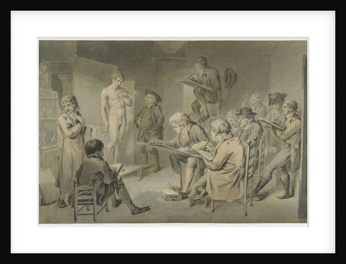 Drawing class at an academy by Jacob Smies