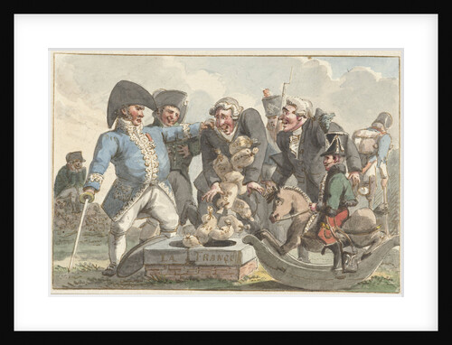 Cartoon on tiercering of 1810 by Jacob Smies