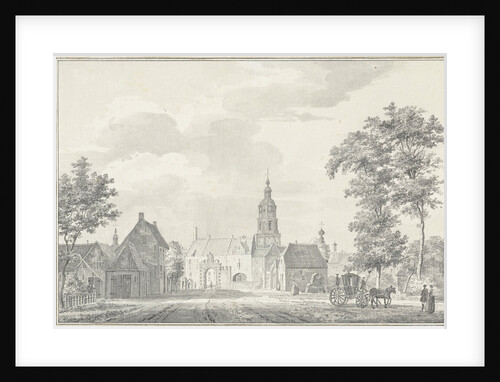 View of one of the city gates of Buren The Netherlands by Pieter Jan van Liender