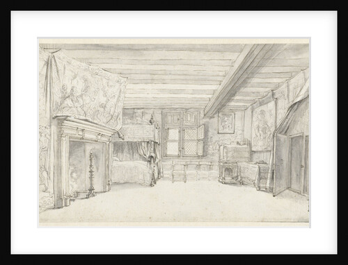 Bedroom of Prince Maurits by Adriaen Pietersz. van de Venne