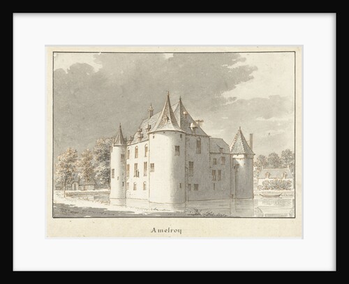 The castle Amelroy or Ammerzoden by Cornelis Pronk