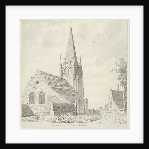 Church in Voorschoten The Netherlands by Hendrik Tavenier