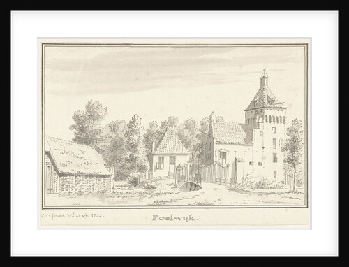 Castle Poelwijk Gendt by Cornelis Pronk