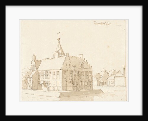 Castle Drakenburg in Baarn The Netherlands by Cornelis Pronk