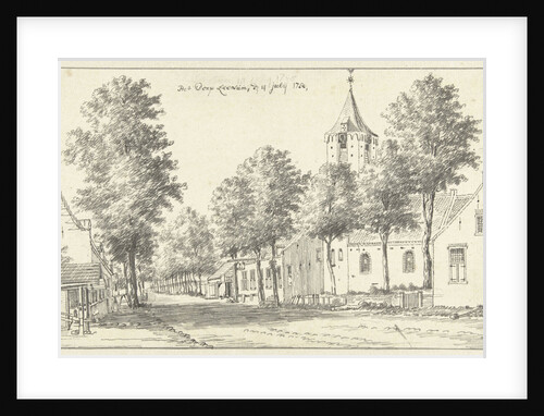 Village street in Leersum The Netherlands by Jan de Beijer