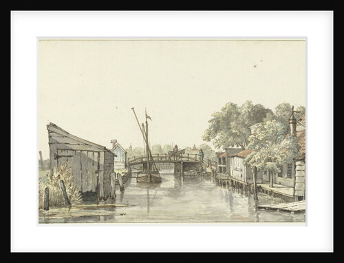 Ringdijk op de Schulpbrug by Gerrit Lamberts