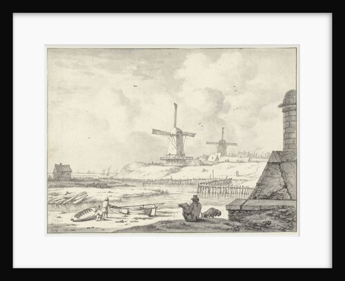 Draftsman on the Hoogendijk by Jan Hulswit