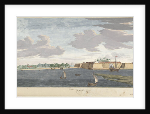 The fort Manaar Ceylon Sri Lanka by C. Steiger