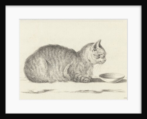 Reclining cat by Jean Bernard