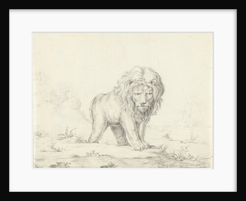 Running lion by Abraham Bloteling