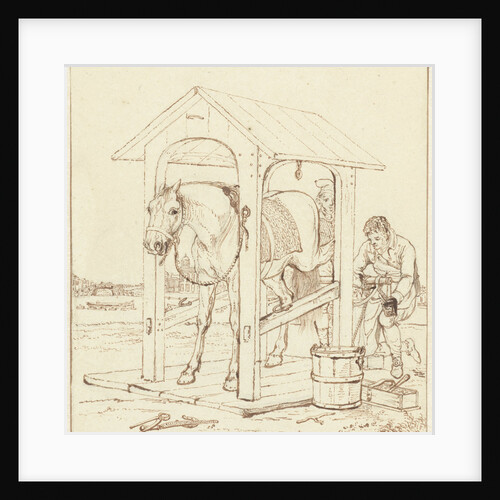 A horse by Johannes Vinkeles