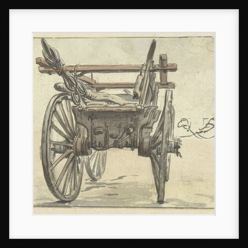 Back of a four-wheel cart by Simon Andreas Krausz