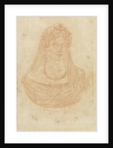 Portrait Bust of Anna Pavlovna Romanova by Queen of the Netherlands