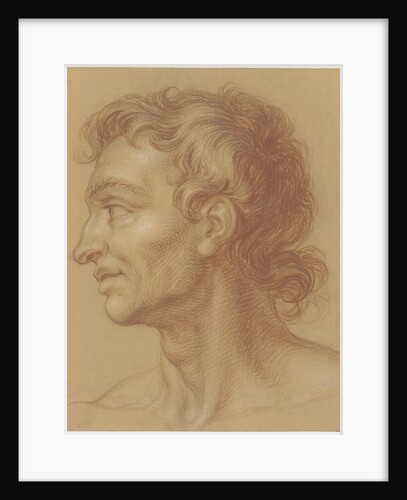 Study of a mans head by Isaac Walraven