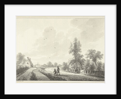 The village Blaricum The Netherlands by Nicolaas Wicart
