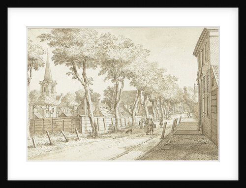 View in Katwijk Binnen The Netherlands by Paulus Constantijn la Fargue