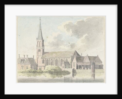 Church in Broek in Waterland The Netherlands by Hendrik Tavenier