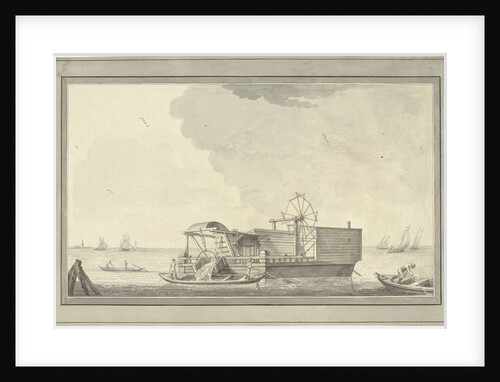 A dredger by Anonymous