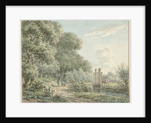 Hiker on the Amstelveen Road by Jan Evert Grave