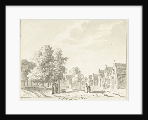 The village Rijnsburg The Netherlands by Hendrik Tavenier