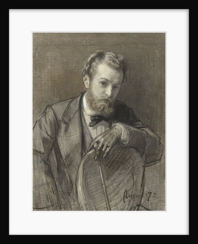 Portrait of Gerardus Allebé by August Allebé