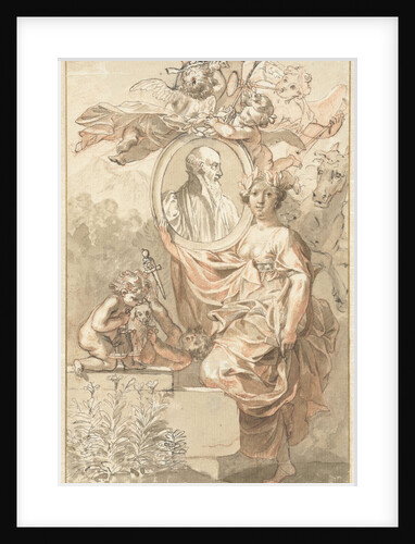 Design for the title page of Sannisarius' Arcadia by Jan Wandelaar
