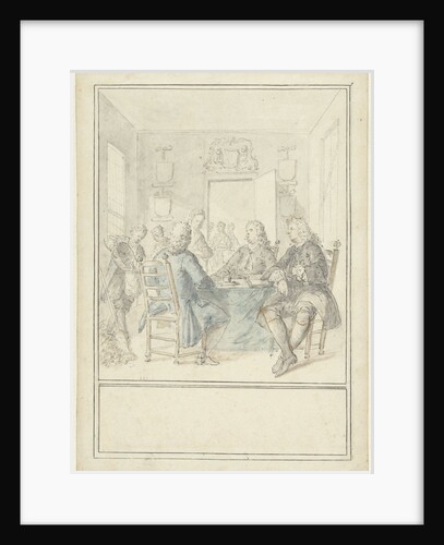 Interior of a mayors room by Dionys van Nijmegen