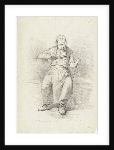 Pipe Smoking man by Abraham Johannes Ruytenschildt