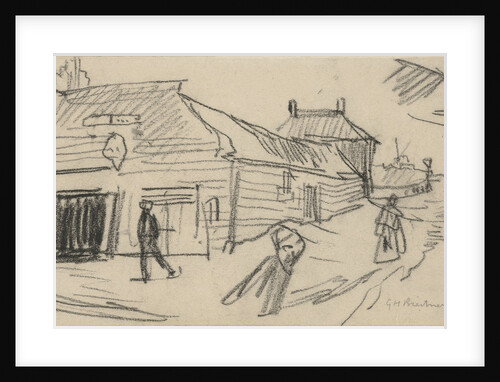 Shed under the dike by George Hendrik Breitner