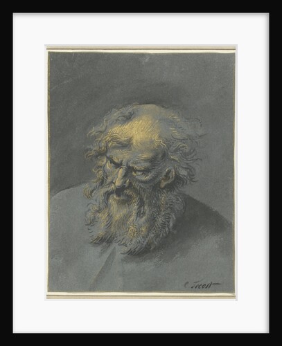 Head of an Old Man with beard (an apostle or philosopher) by Cornelis Troost