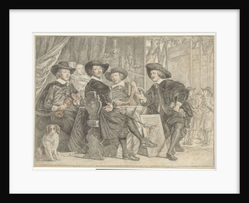 The governors of Archery Targets by Bartholomeus van der Helst