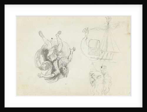 Telemachus cast into the sea by Bernard Picart