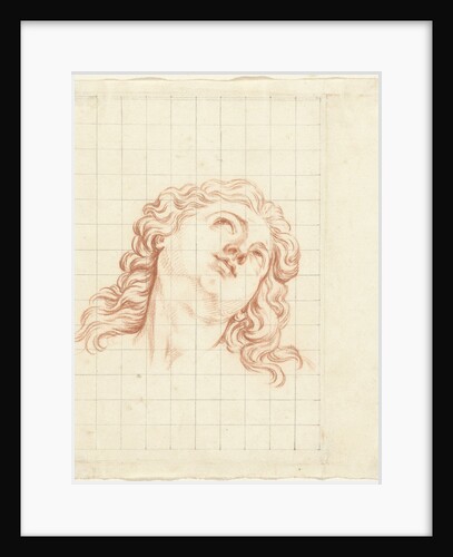 Head of a boy with long hair by Bernard Picart