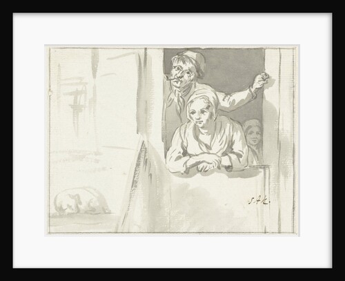 Family looking outside by Simon Andreas Krausz