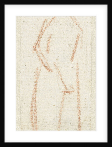 Sketch of a standing figure by Simon Andreas Krausz