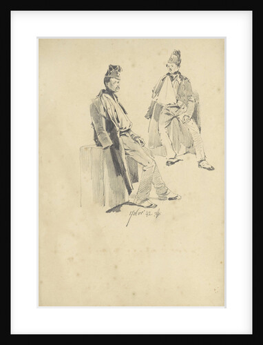 Soldier with arm in sling by Pieter van Loon