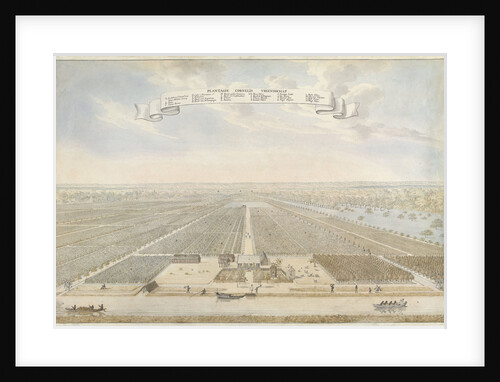 View of the plantation Cornelis Friendship in Suriname by Anonymous
