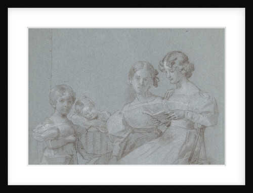 Portrait of four sisters Van Loon by Charles Howard Hodges